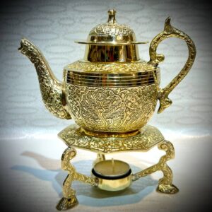قوری وارمر برنجی مدل تاج ۴۰۰ سی سی / ARTKAN1400