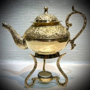 قوری وارمر برنجی  مدل تخم مرغی ۲۰۰ سی سی /ARTKAN 1394